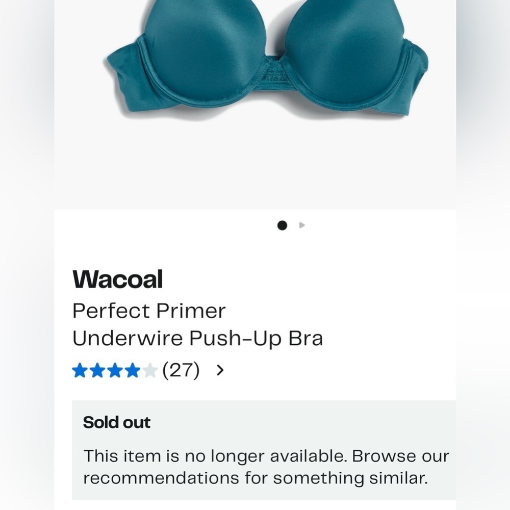 Wacoal perfect Premier underwire Push up Bra - Picture 7 of 7